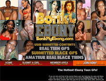 Tablet Screenshot of bonkmyebony.com